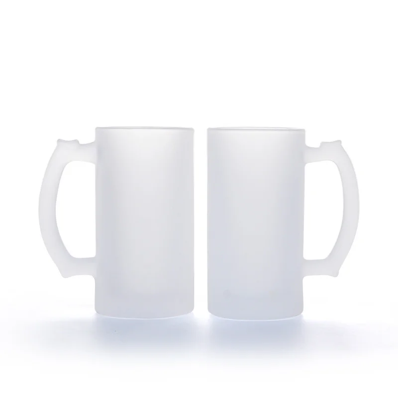 Thermal Transfer Sublimation16oz Beer Mug US Wholesale DIY Beer Glass Coating Blank Glass Wine Opp Bag CLASSIC Giveaways 16oz