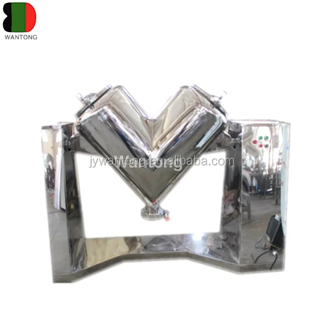 V WJT 3d rotary dry food medicine pharmaceutical chemical powder flour drum blender electric mixer mixing machine