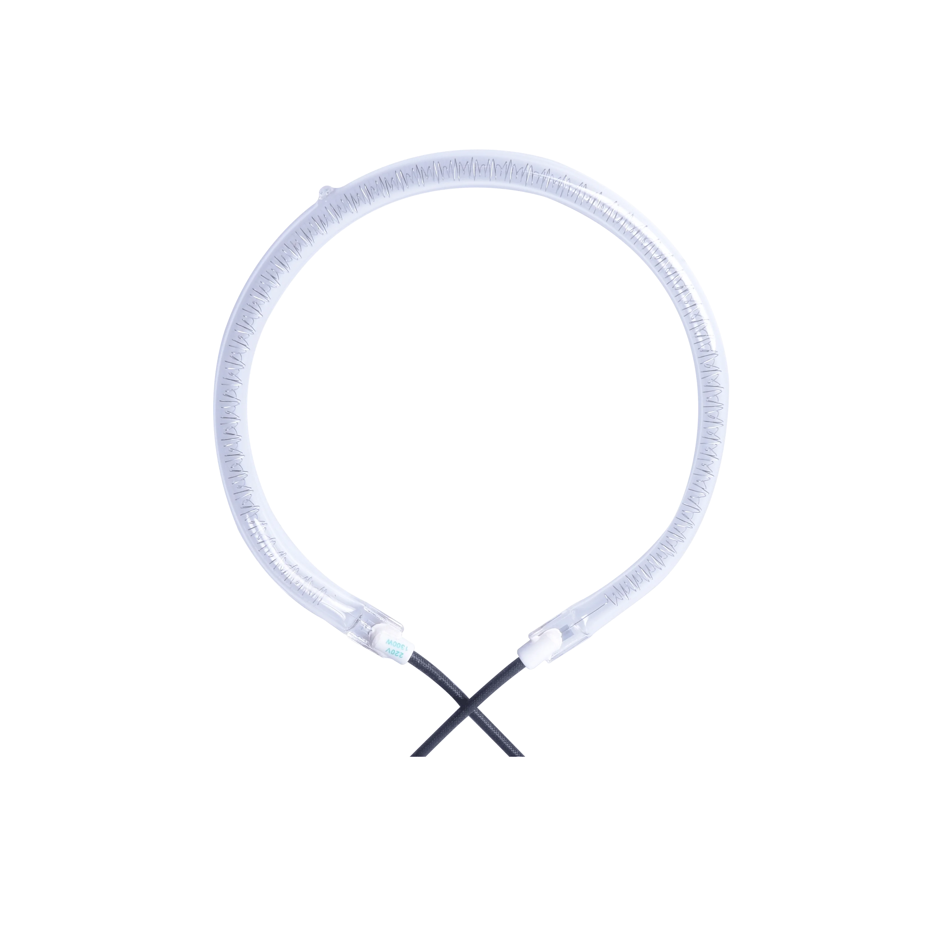 Halogen quartz circular infrared heating lamp glass panel heater flavor wave bulb replacement