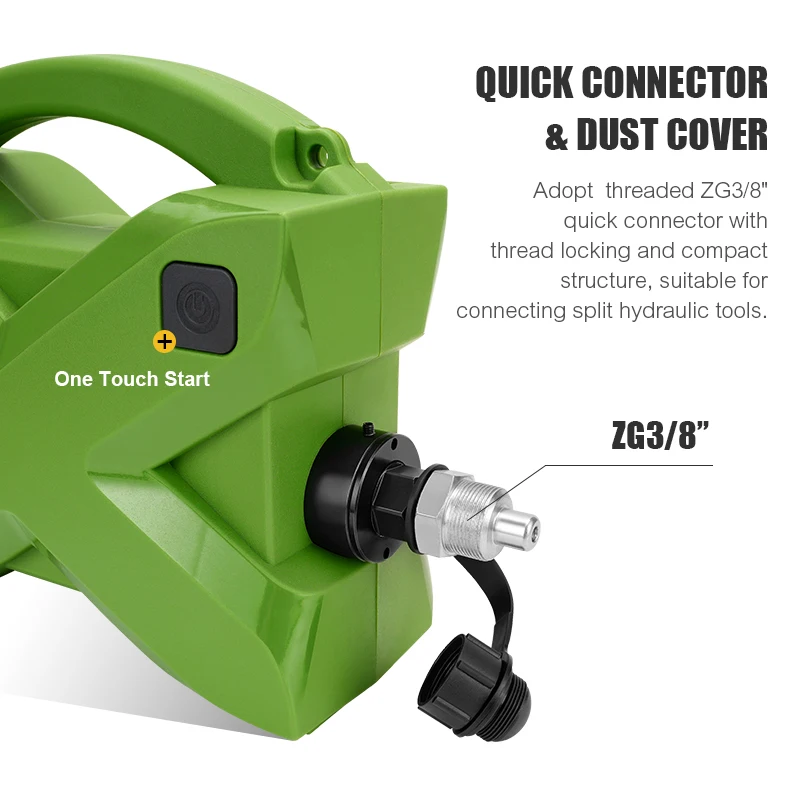New Arrival Mini Electric Battery Hydraulic Pump ER-700 Suitable for Outdoor High-altitude Working Remote Switch Control