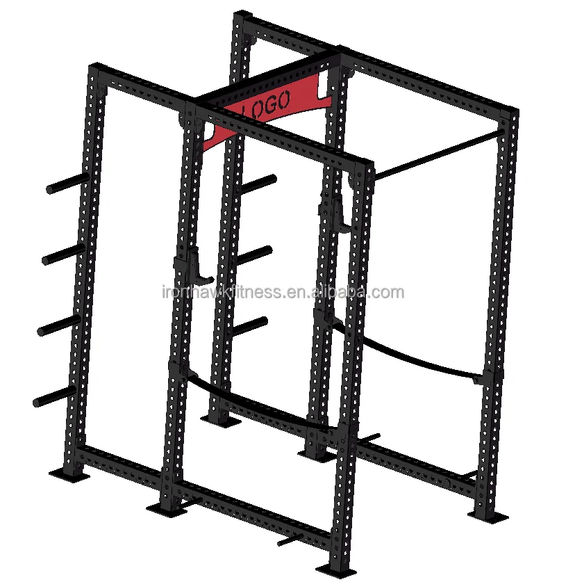 Ironhawk Monkey Cross fit Rack Super Tall Pull Up Bar Handles Dip Station New Rig System power rack  for work out