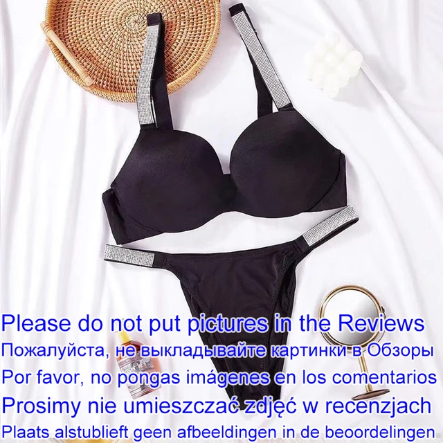  Модная обувь расшитая стразами с буквенным принтом комплект бюстгальтером Пуш-Ап женское белье для женщин пуш-ап бюстгальтеров нижнее белье-string) девушка avon талии