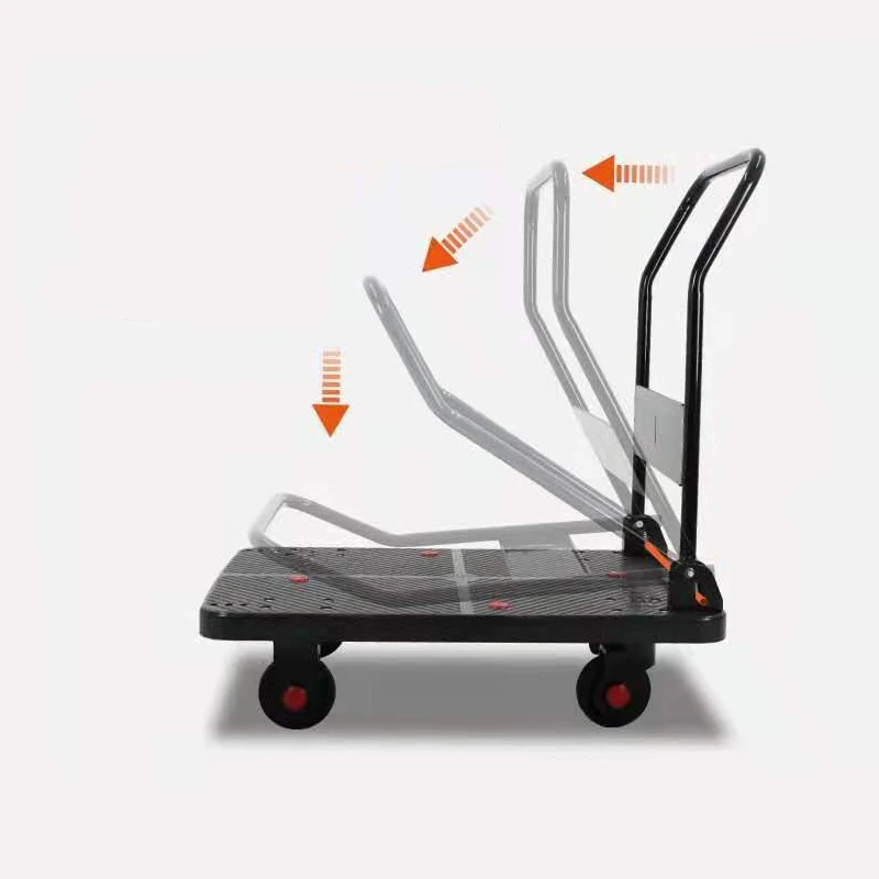 Hand Trolley Handle Push Cart Fold Truck Dolly Stairs 500Kg 200Kg Stair Folding Two Wheel Foldable Foldable Aluminum For