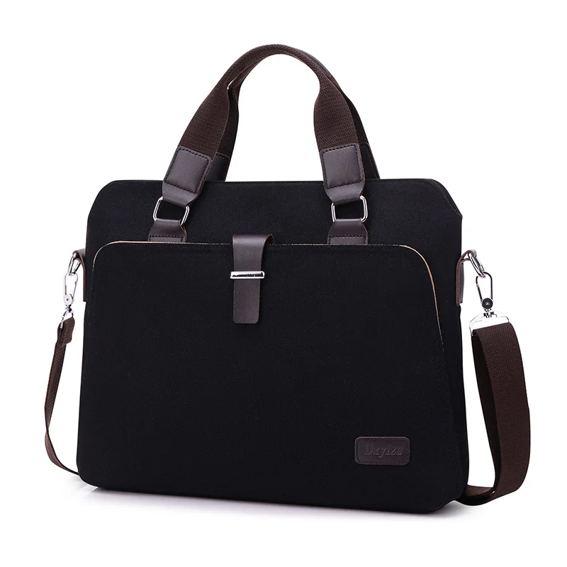 2024 Simple design hard shape canvas laptop bag computer case laptop handbag bag