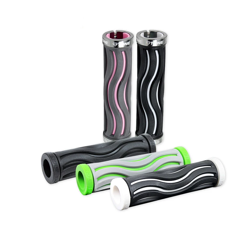 T-ONE WAVE High Quality Comfortable One Piece TPR Grip Bike Handlebar