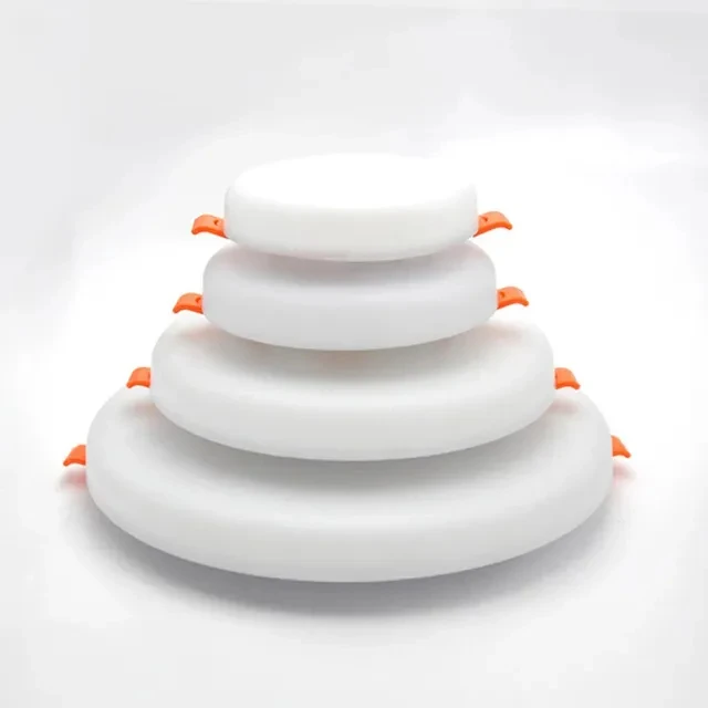 Indoor Office Color Changing Plastic Recessed Round Square LED Ceiling Backlit Panel Light 24w