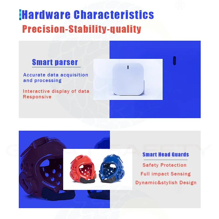WTF custom taekwondo protector PU material Electronic Foot Cover head guard custom Taekwondo Equipment outfit for Match train