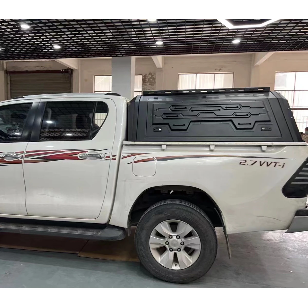 Pickup truck 4X4 auto parts stainless hard top bed canopy for toyota hilux revo rocco 2016-2024.