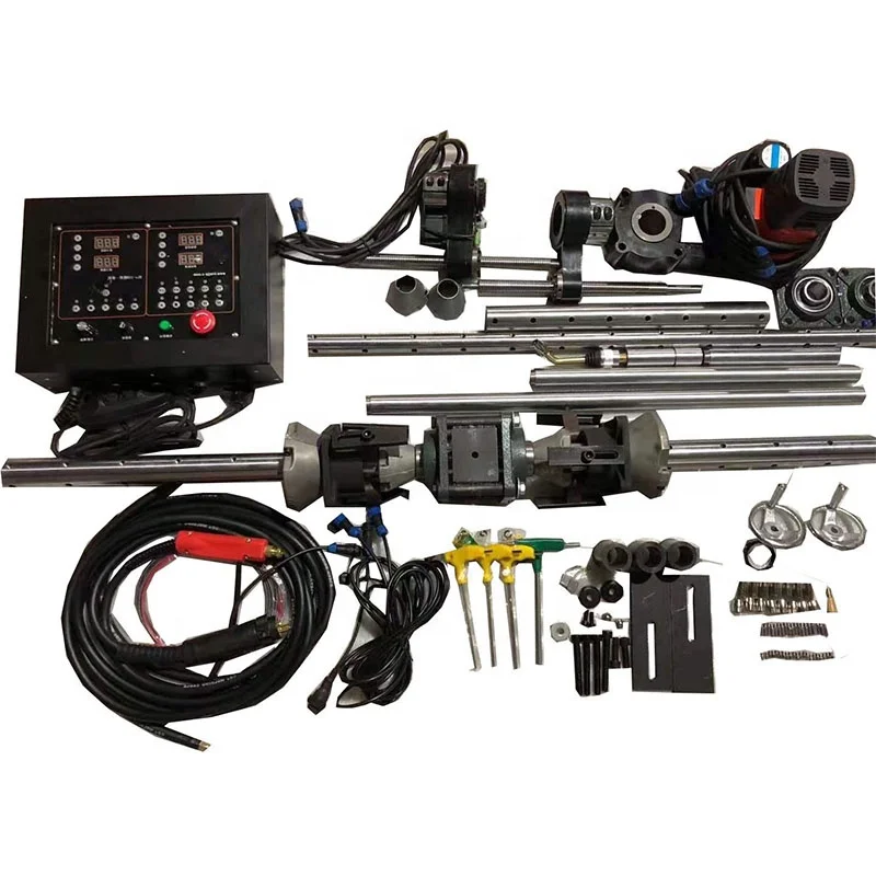 Portable intelligent boring and welding machine for digging machine maintenance