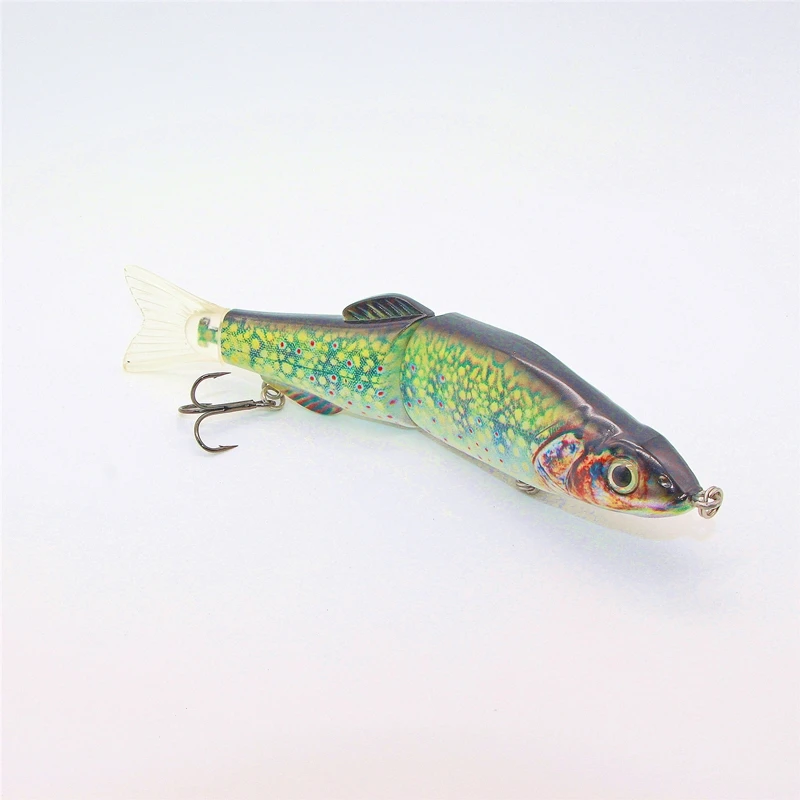 2019 new style 180mm 64g trout glide jointed swim bait custom fishing lure