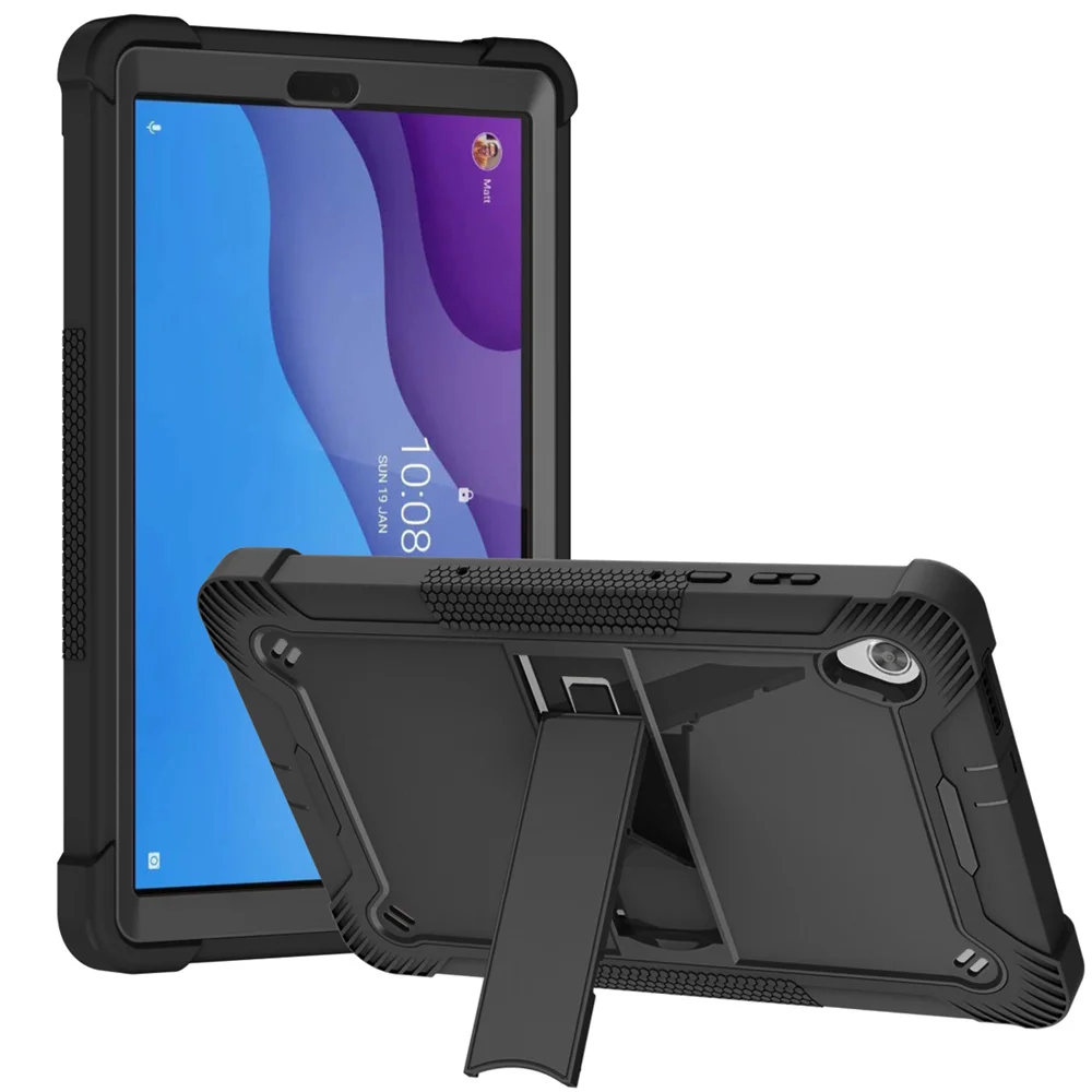 10.1 Inch 3 Layer Shockproof Rugged Silicone Tablet Cover For Lenovo M10 HD X306 Kids Proof Case