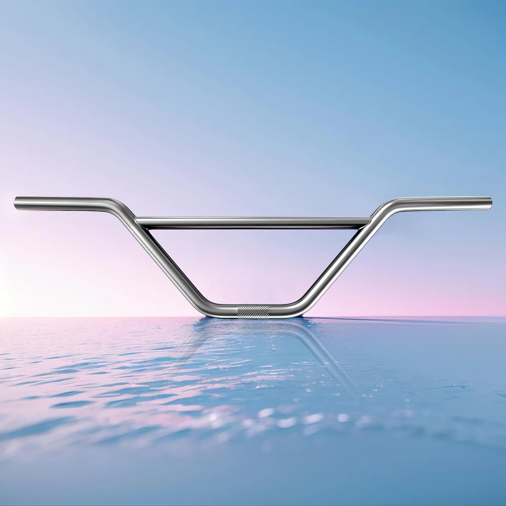 Funsea Bicycle Handlebar Wheelie Stunt Cruiser Big BMX Handle Bar Chromoly 4130 For 22.2mm Stem Cycling 740mm Black CP Zeus2