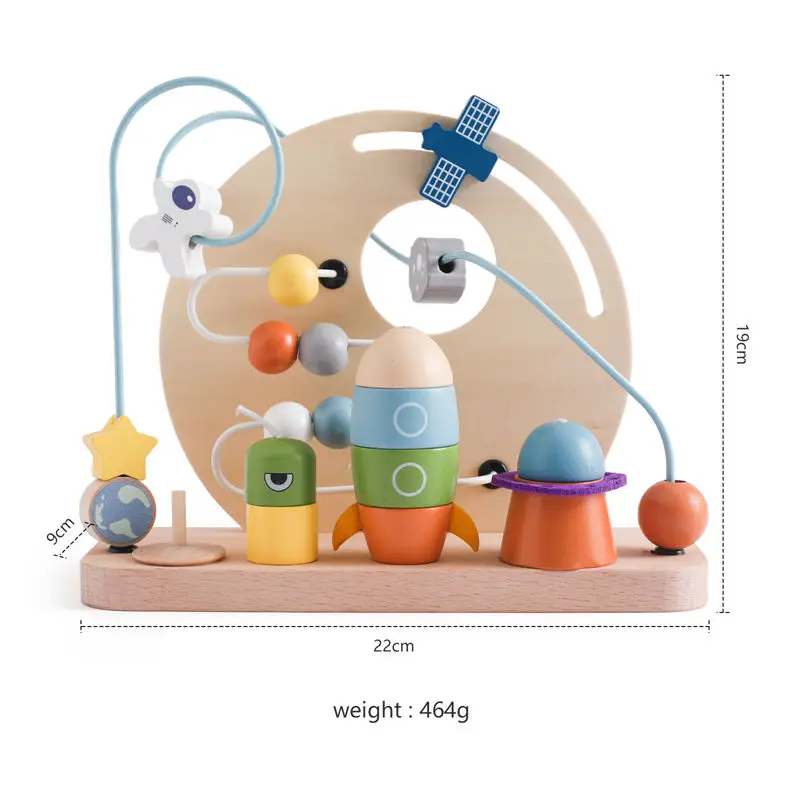 Customizable Montessori Wooden Toys for Early Education Eco-Friendly Set for Unisex Children Aged 5 to 7 Years