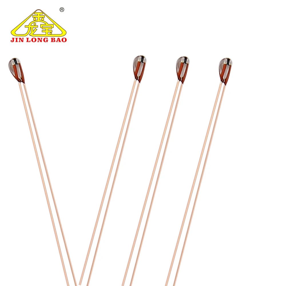 Jinlongbao factory direct sale custom mf58 bead glass encapsulated thermistors ntc 100k for 3d printer