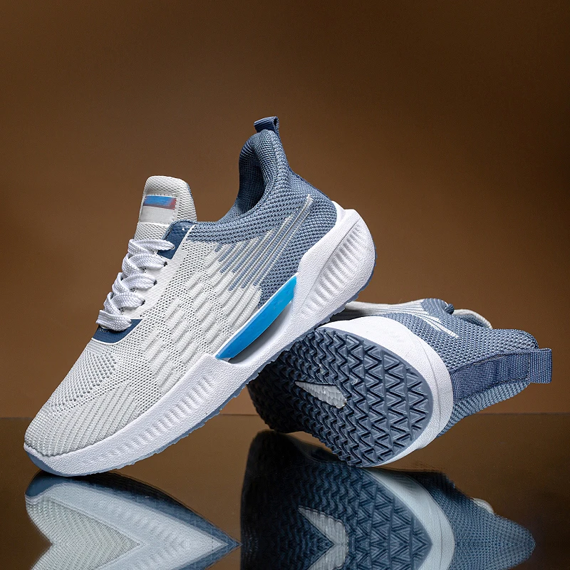 Adit Men And Women Causal Trendy Shoes Unisex Breathable Trendy Sports Men Running Fly Knit  Male Sneaker Walking Style Shoes