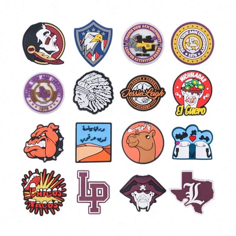 2025 Wholesale 2024 new designer Charm Arabic Kansas City Football Sports Team Pvc Shoe Decorations For Clog