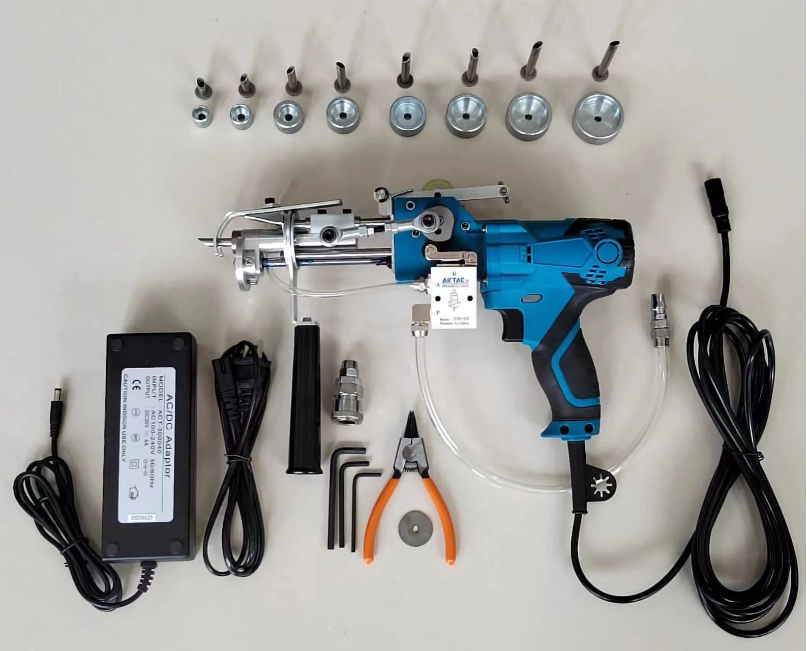 Better Origin AK-3 pneumatic tufting gun 2 in 1 hand tufting gun  air driven long pile rug tufting machine AK-3