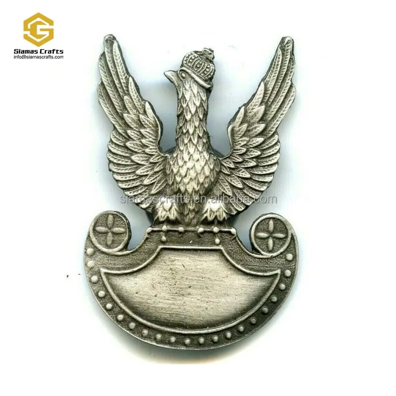 Персонализированный Металлический Значок Repro WW2 польский Орел