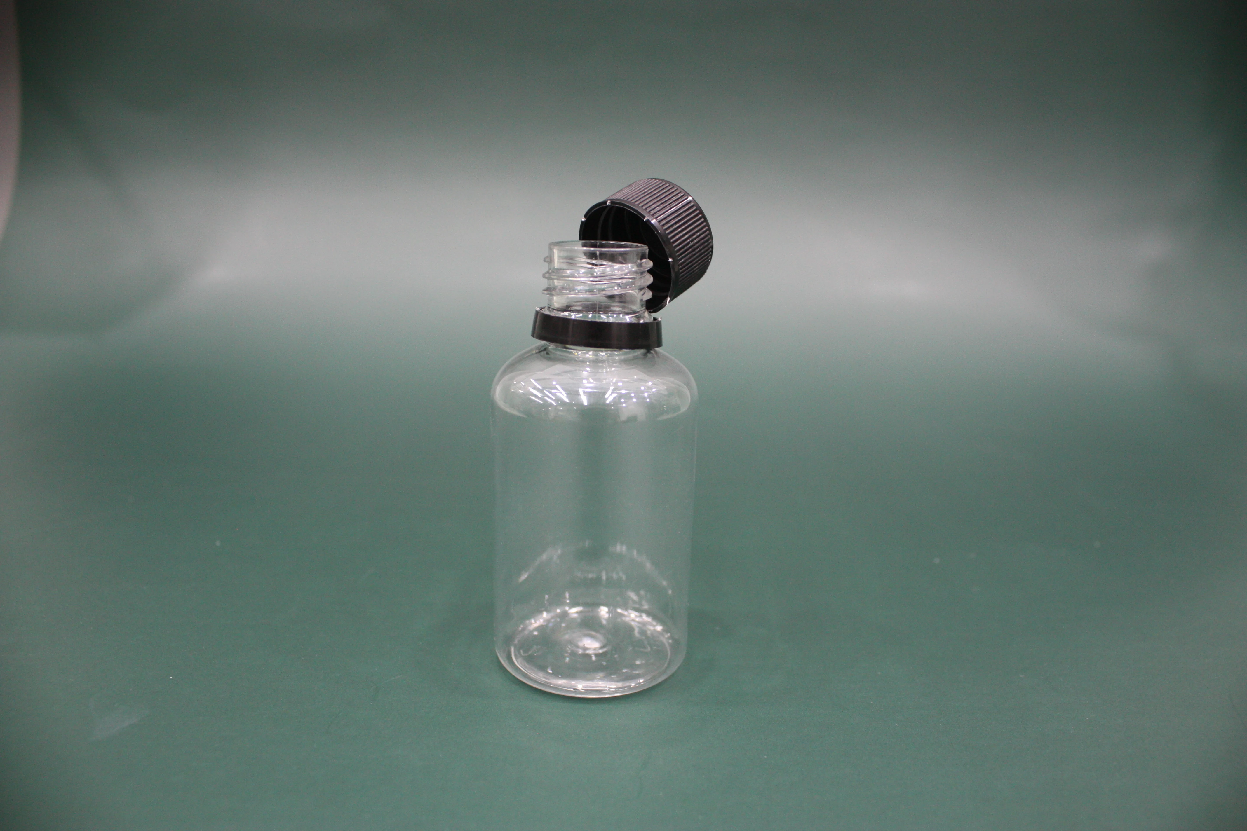 Luxurious Mini size hotel amenities travel cylinder  amber plastic bottle