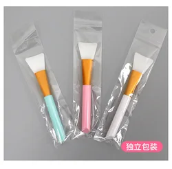 Free Custom Logo Cosmetic Makeup Tool Facial Mask Applicator Brush Silicone Face Mask Brush