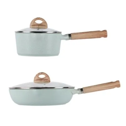 Carote Die Cast Aluminum Cooking Pot And Pan Non-stick Cookware Sets with Granite Coating