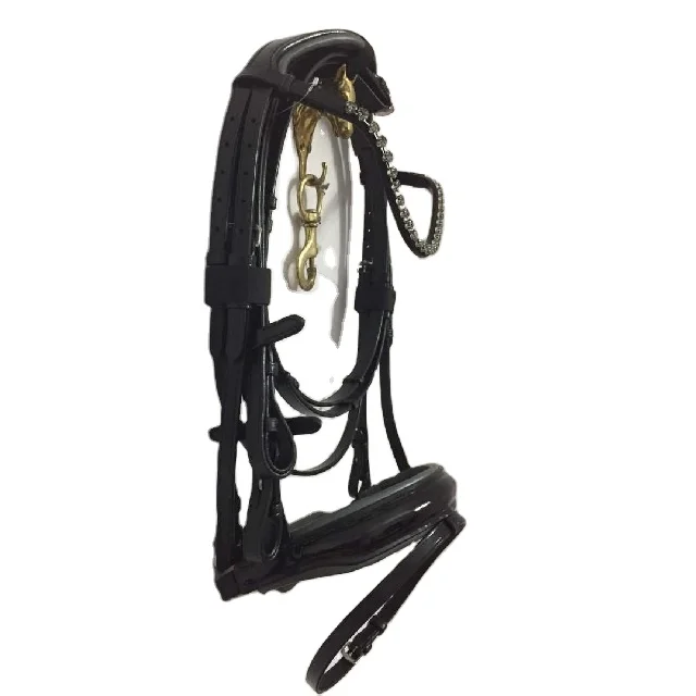 Высококачественная Роскошная модная кожаная подкладка для лошадей серая с пациентным нанесением на нос анатомическая носовая повязка и корона