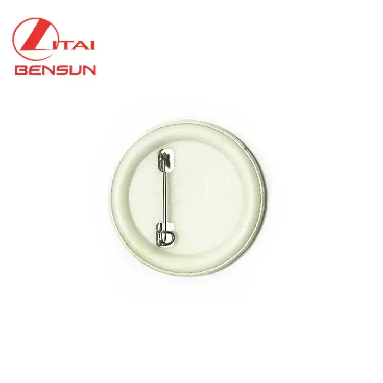 Cheap factory 37MM Custom Logo Round Tinplate Button Sublimation Pins Badges