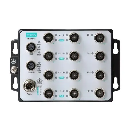 MOXA TN-G6500 серии EN 50155 полные гигабитные коммутаторы Ethernet с до 8 портами PoE