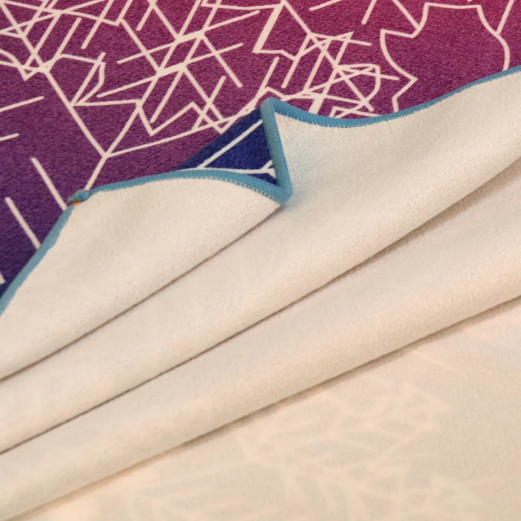 Hot Sale Home Textile 100% Cotton Digital Printed Double Sides Soft Towels Velour Beach Towel With Logo