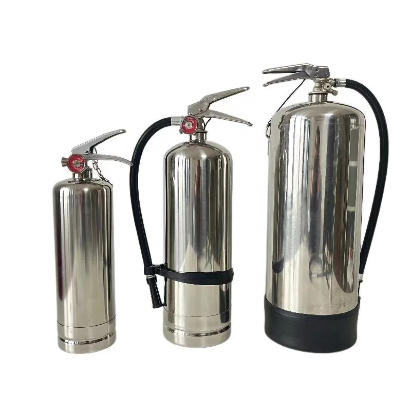 Portable 4kg Stainless Steel ABC Dry Powder Fire Extinguisher For Home