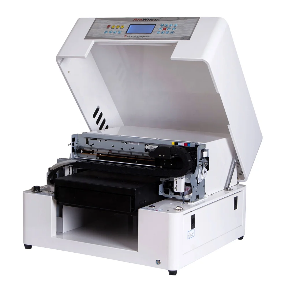 Digital Flatbed Pen UV Inkjet Printer Price A3 Size Small Format Varnish Printing Machine