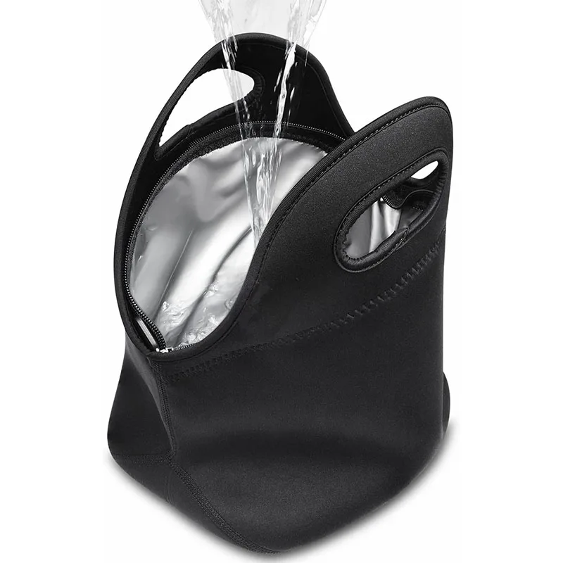 Custom Logo Insulated Waterproof Tote Cooler Bag Picnic Travel Neoprene Lunch Bag