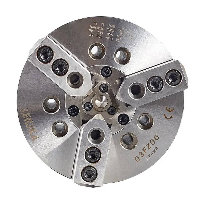 
3 jaw Radial Direct Push Floating Solid Power Chuck 