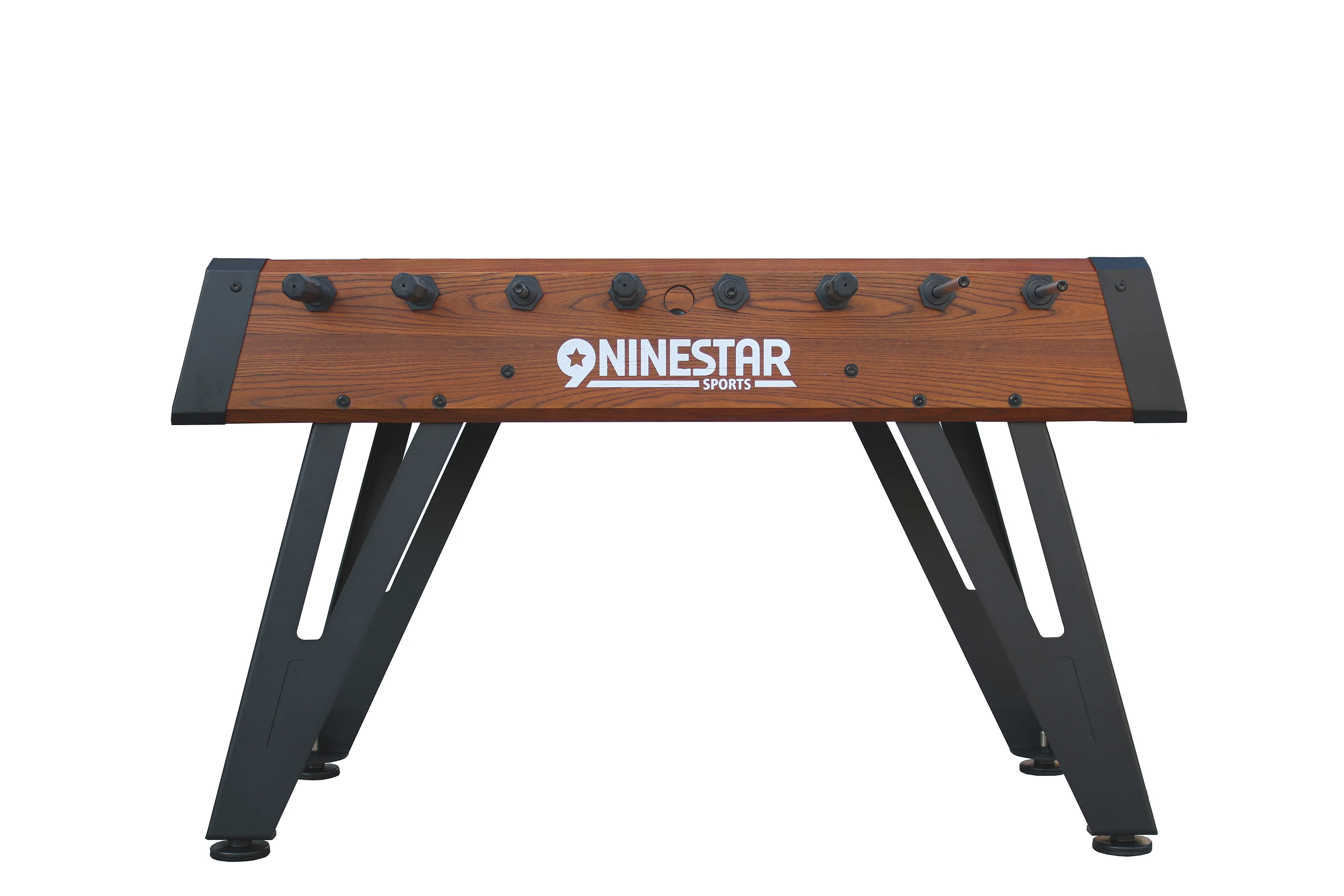 NINESTAR Top Grade HPL Anti-scratch Wear Resistant Foosball Table Solid and Durable Metal Leg