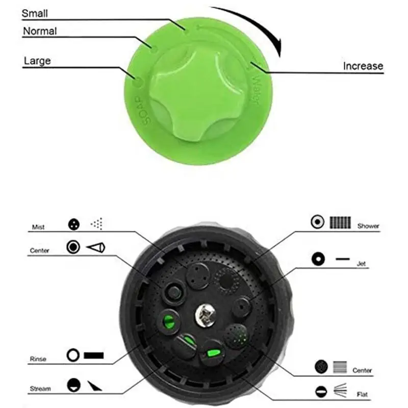 Portable Auto Foam Lance Water Gun High Pressure 3 Grade Nozzle Jet Car Washer Sprayer Cleaning Tool Automobiles Wash Tools