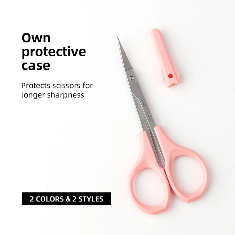IRISMANLI Mini Eyebrow Scissors Stainless Steel Makeup Shears Brow Shaping Scissors Cosmetic Eyelash Eyebrow Scissors