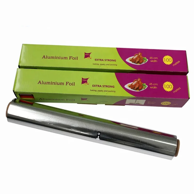 Heavy Duty kitchen food foil 200 SQ FT 16 micron paper aluminium foil