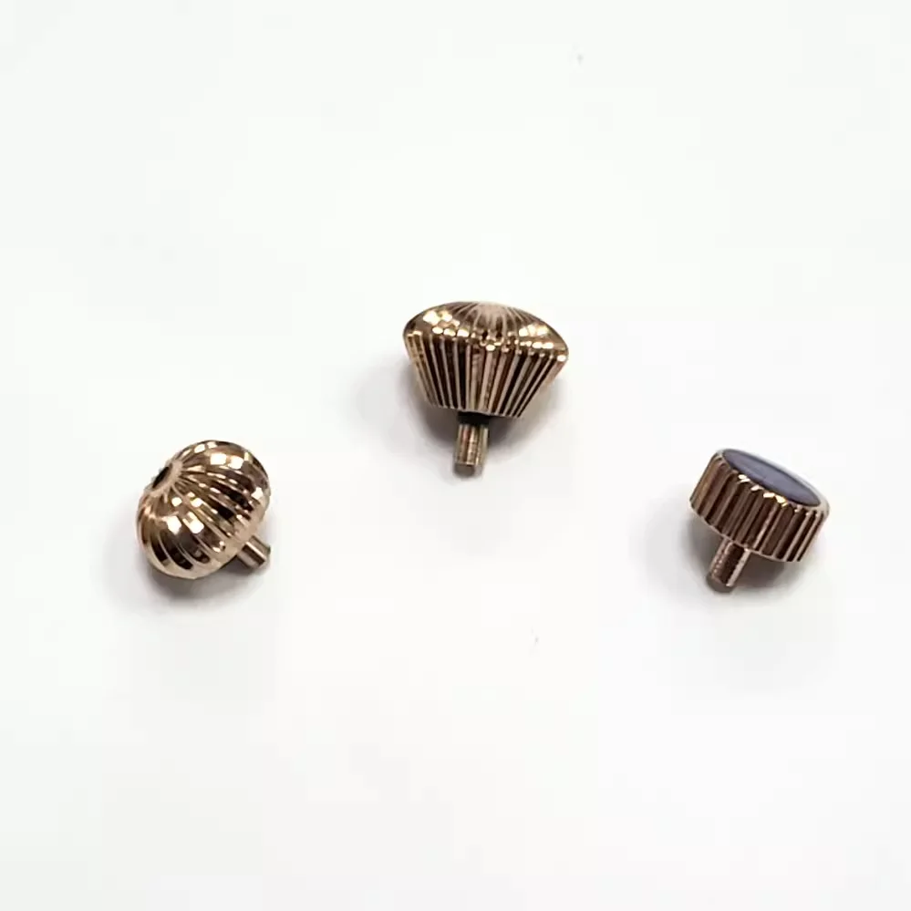 Silver/Black Hardened Stainless Steel Watch Crown Spare Parts Fit 6497/6498 ST3600/ST3620 Movement Accessories