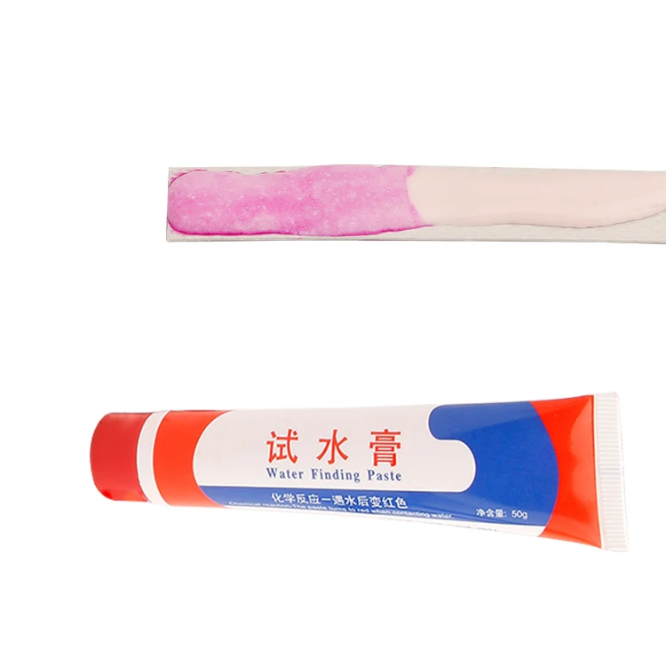 Oil tank testing ointment, oil and water color change when testing ointment