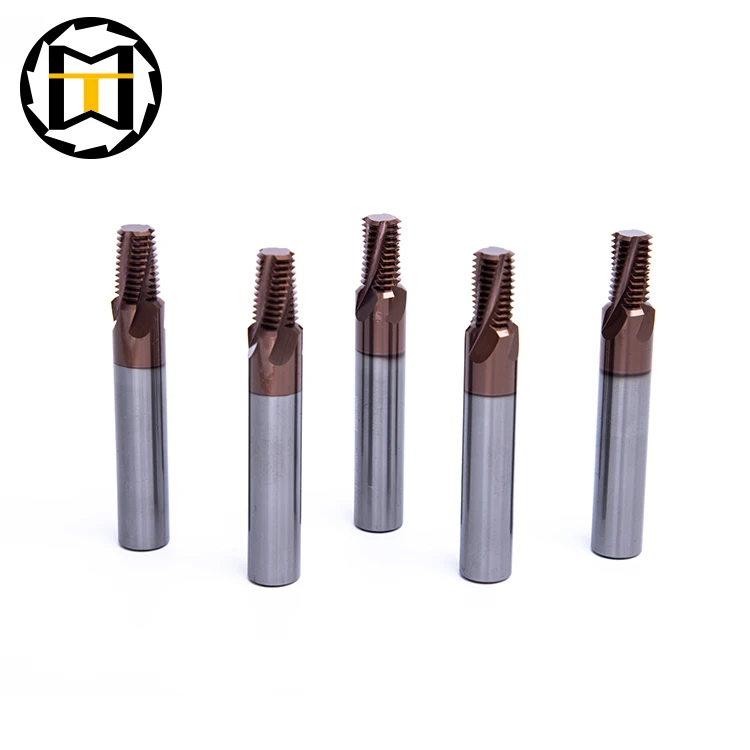 MMT Carbide thread End Mill left helix left cut milling deflection less