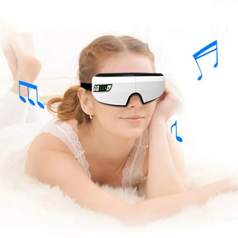 Высококачественный прибор для воздушного массажа глаз оборудование умный Электрический Вибрационный массажер с тепловым компрессионным музыкальным