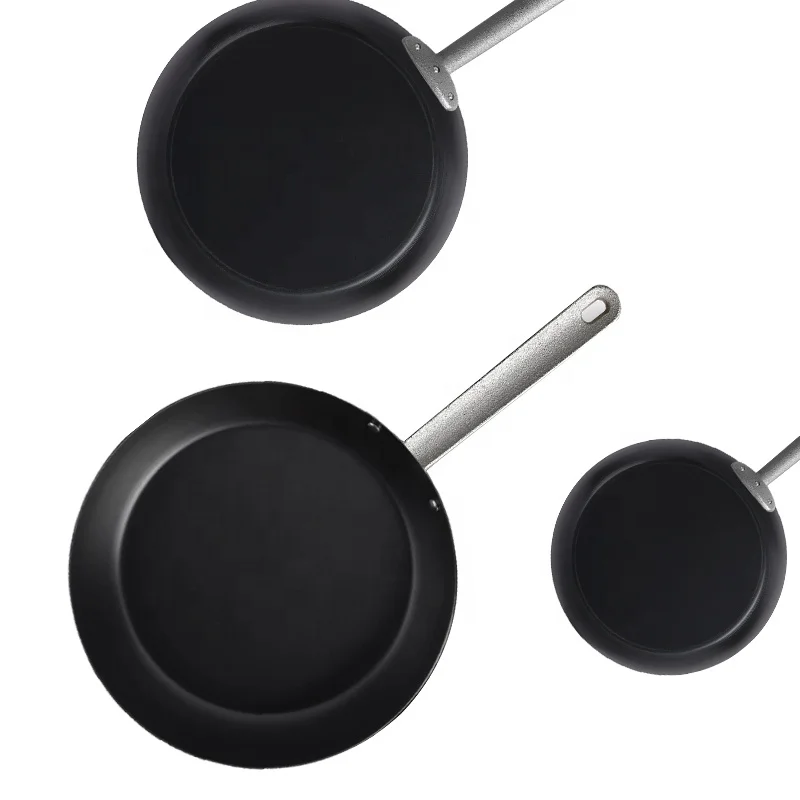 Kitchen Stovetop Food Cooking Cookware Carbon Steel Skillet saucepan Frying Pan