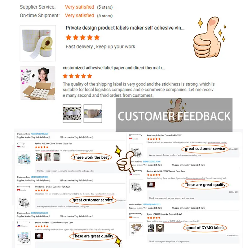 A Grade Waterproof Roll A6 Waybill Printing Adhesive Paper 100x150 White Direct Thermal Shipping Label 4x6 Thermal Sticker