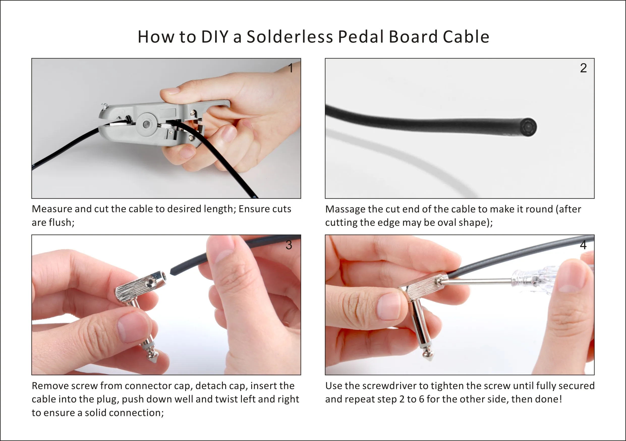 Professional  MS124B-1-S Free Solder Screw Type 6.35mm Mono Connector 6.35 Jack