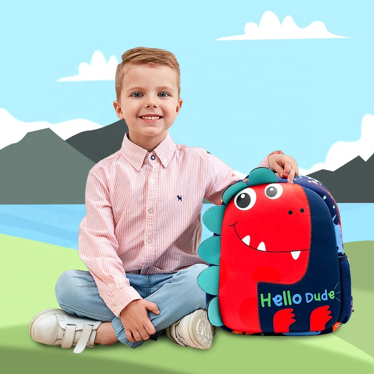 Kids Backpack Cute Monster Dinosaur Gender Cartoon Toddler Child Carrier Backpacks For Toddlers School backpack Boys Animals