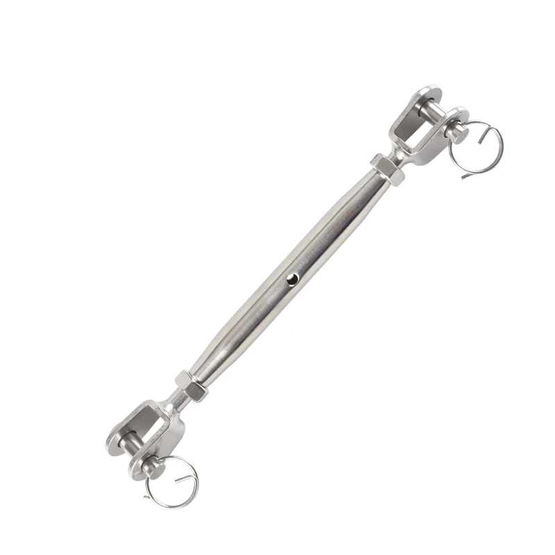 Wire Rope Tensioning 304 Stainless Steel Frame Type Closed Body Jaw & Jaw 6mm Turnbuckle