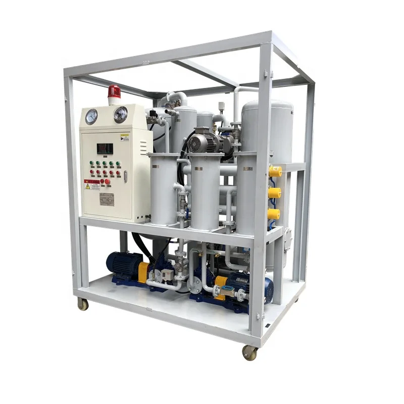 Портативная установка для очистки трансформаторного масла CE для фильтрации влаги и газа примесей
