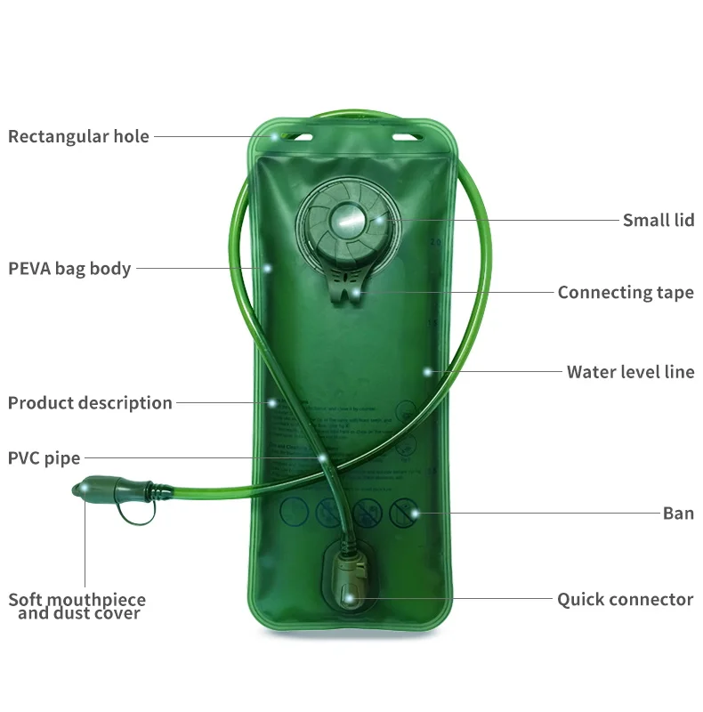 Hot selling outdoor camping hydration bladder water bag outdoor water bladder