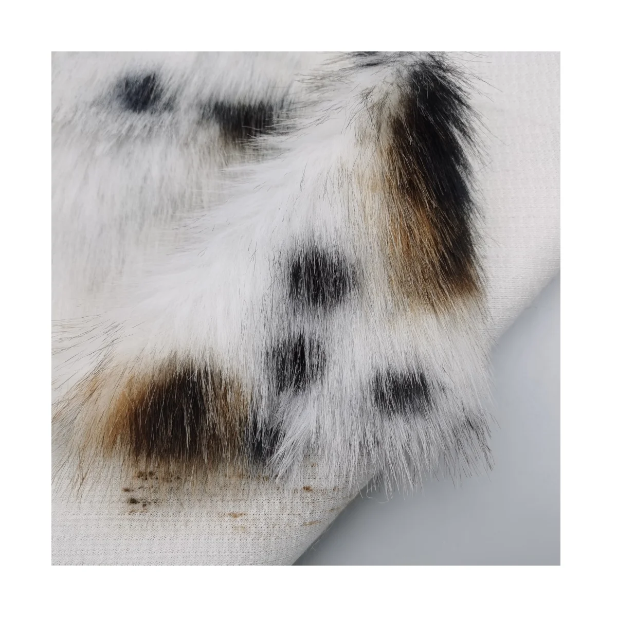 100% Polyester Warm Thick Printed Tuscany High Quality Faux Fake Animal Fur Fabric for Garment/ Home Textile/ Toys