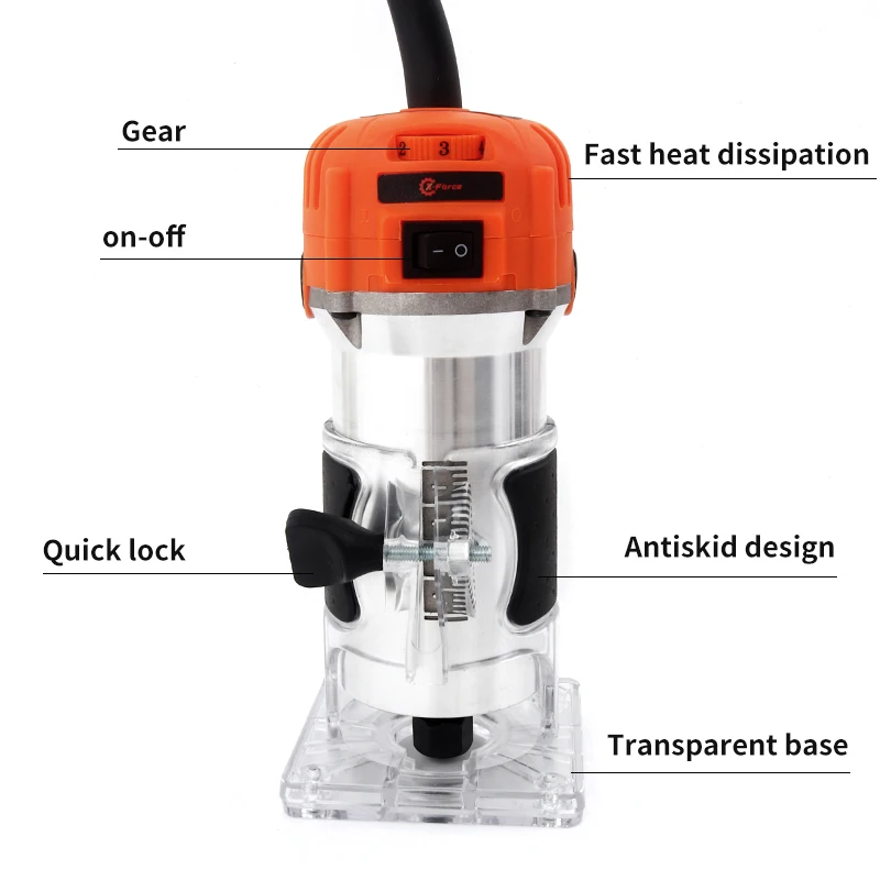 Wholesale By Manufacturer Electric Wood Trimmer Machine 220v Trimmer 6mm Electric Wood Trimmer
